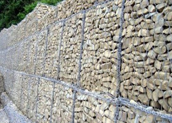 China Outside Construction Rock Gabion Baskets For Rock Retaining Walls supplier