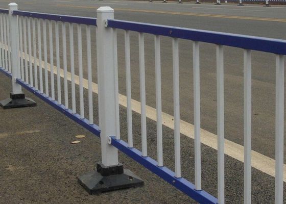 China Traffic Zinc Steel Fence /  Highway Road Guard Rail For Municipal Construction supplier