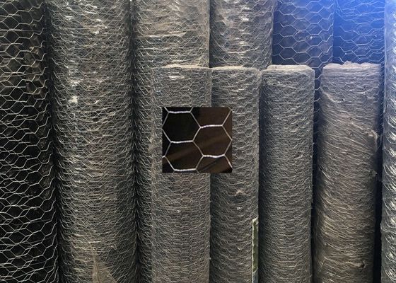China Poultry Gabion Wire Mesh Fence / Chicken Wire Fencing Panels Double - Twisted supplier