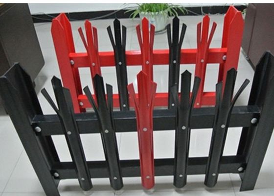 China W / D Galvanized Steel Picket Bar Fence , Railings Palisade Fencing And Gates supplier