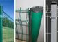 Security Welded Steel Wire Fencing / Triangle Bending Garden Mesh Fence supplier