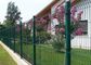 Anti Climb Garden Mesh Fencing Green Wire Panel For Public Grounds supplier
