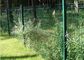 Curved Metal Garden Mesh Fencing Powder Sprayed Bending Dark Green Wire Fence supplier