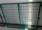 Durable Powder Coated Steel Wire Fencing Panels With Frame Finishing supplier