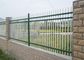 Square Tube Outdoor Security Fencing Heat Treated , Steel Picket Fence Panel supplier