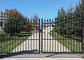 Arch Top Decorative Residential Electric Gates , Sliding Metal Gates For House supplier