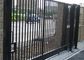 Durable Motorised Metal Sliding Gates Powder Coated For Wall Compound supplier