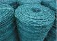 Double Strand 2MM Coiled Barbed Wire Mesh , Highway GI Wire Mesh supplier