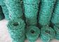 Green Security Barbed Wire Roll Coil Protection For Grass Boundary supplier