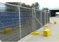 Metal Construction Temporary Fencing For Backyard / Temporary Site Fencing supplier