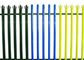 Colorful Triple Pointed Palisade Steel Security Fencing Anti Theft With Low Carbon Steel supplier