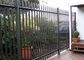 Euro Style Metal Palisade Fencing For Airport , Triple / Single Point Top supplier
