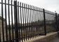 PVC Coated Metal Palisade Fence Panels European Style For Road / Railway supplier