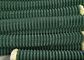 Steel Chain Link Wire Mesh Fencing / Temporary Chain Link Fence Twill Weave supplier