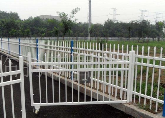 China PVC Coated Welded Zinc Steel Fence For Community / Gardens Protection supplier