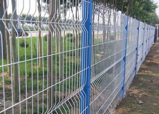 China Anti Climb Garden Mesh Fencing Green Wire Panel For Public Grounds supplier