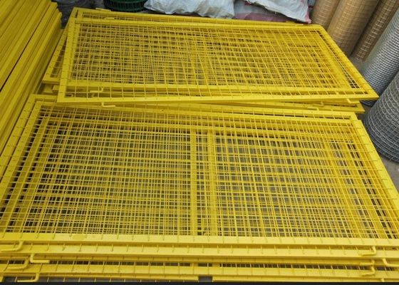 China Durable Powder Coated Steel Wire Fencing Panels With Frame Finishing supplier