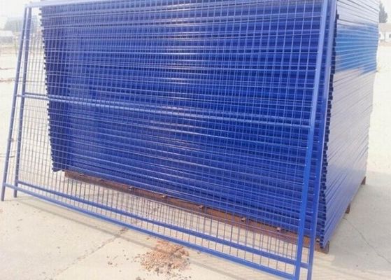 China Outdoor Temporary Security Galvanized Steel Fence Panels Round / Square Post supplier