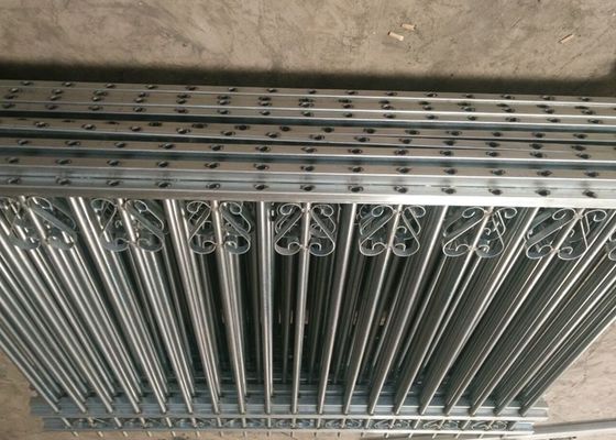 China Galvanized Steel Tubular Fence Sliding Electric Gates For Backyard supplier