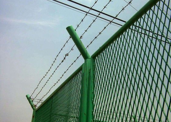 China Anti Theft Electro Barbed Wire Mesh Fence Coil With 7.5-15cm Spacing supplier