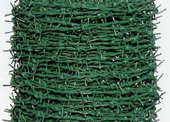 China PVC Coated Security Barbed Wire Fencing With Low Carbon Steel Materials supplier