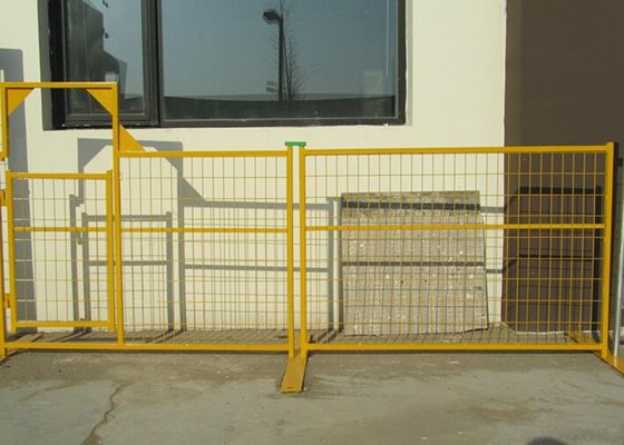 China Canada Temporary Privacy Fence , Portable Safety Fence Panels Weather Resistant supplier