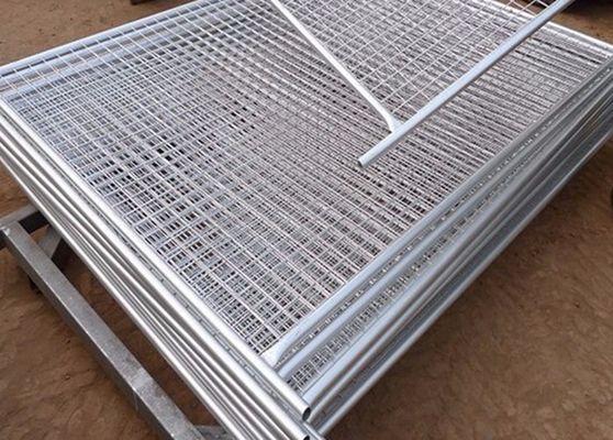 China Welded Construction Temporary Chain Link Fence Panels Low Carbon Steel supplier