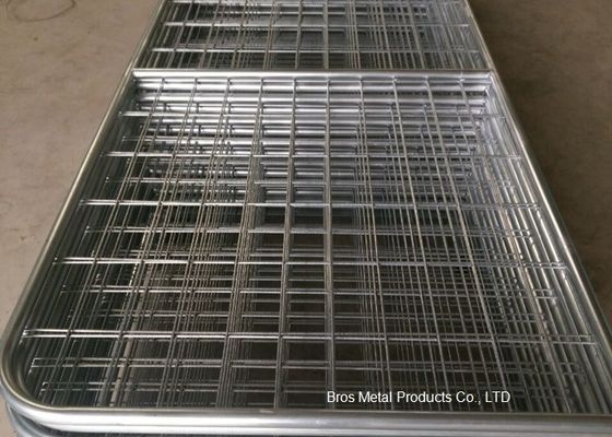 China Welded Farm Mesh Fencing Filled Tube Galvanized 12 Foot Farm Gate Durable supplier