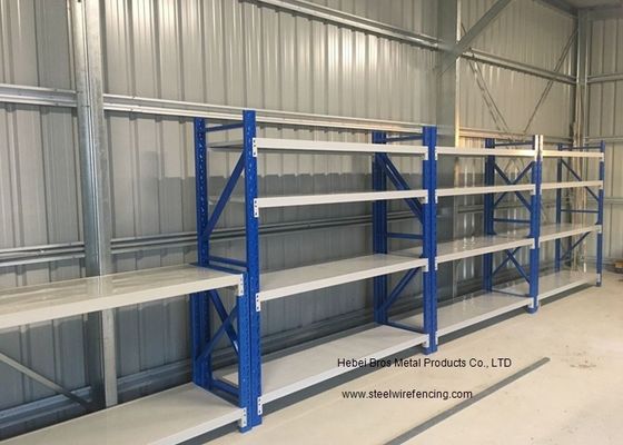 China Four Layers Middle Duty Garage Heavy Duty Shelving Adjustable Storage Shelves supplier