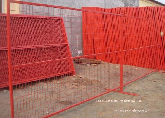 China PVC Coated Temporary Construction Fence Canada Standard 10x6 FT Event Movable Fence supplier