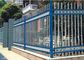 Powder Coated Zinc Steel Fence Three Beam For Industrial Park , 50*50mm Rail supplier