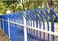 PVC Coated Bend Top Metal Palisade Fencing For Residential Sites / Eco Friendly supplier