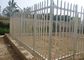 Security Top Barbed Metal Palisade Fencing Anti Climbing For Gardens / Schools supplier
