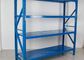 Adjustable Steel Freestanding Shelving Unit For Storage , Powder Coated Surface Treatment supplier