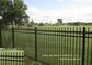 Galvanized Stee Pipe Villa Zinc Steel Fence Outdoor Security Metal Garden Fencing supplier