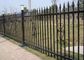 Powder Coated Security Picket Tubular Steel Fence , Ornamental Fence Panels supplier